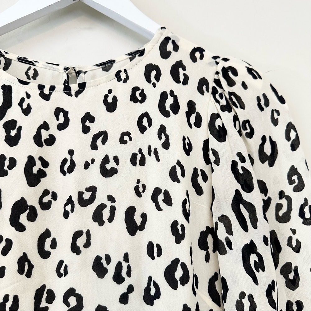Reformation Doutzen Dress- Snow leopard print - Picture 4 of 16